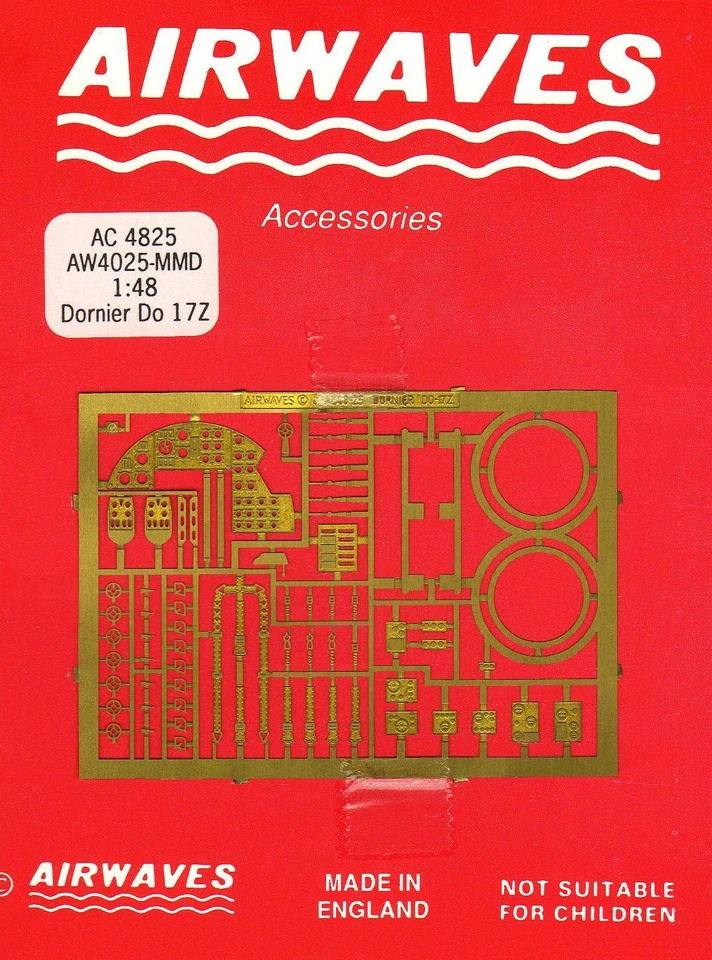 AIRWAWES - ED MODELS DORNIER DO 17 Z - DETAIL SET (Hobbycraft) SCALA 1:48 - Immagine 1 di 1