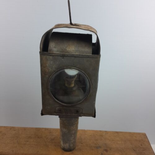 Vintage Railroad Train Light Signal Kerosene Lamp Barton's Burner Working