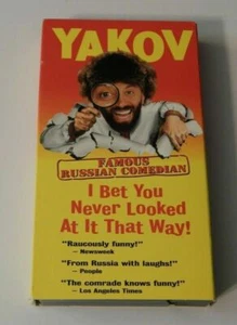Yakov Famous Russian Comedian VHS video tape comedy Smirnoff russia rare - Picture 1 of 6