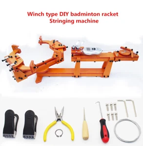 Winch Type Personal DIY Badminton Racket Stringing Threading Machine Over 60LB - Picture 1 of 5