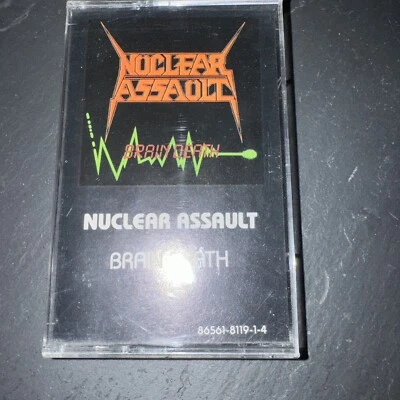 Nuclear Assault - Brain Death EP (1986 Cassette) Out Of Print! Rare! - Image 1 of 4