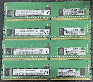 SK HYNIX 64GB (16GB x 4) Server RAM DDR4 PC4-2666V (HMA82GR7CJR4N-VK) - Picture 1 of 2