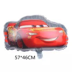 Globo de aluminio Superforma Lightning McQueen SuperShape 22" Disney Cars 3 decoración de fiesta de cumpleaños - Imagen 1 de 1