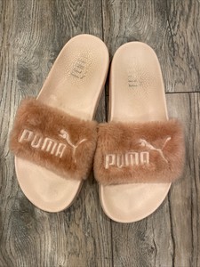 fluffy sandals puma