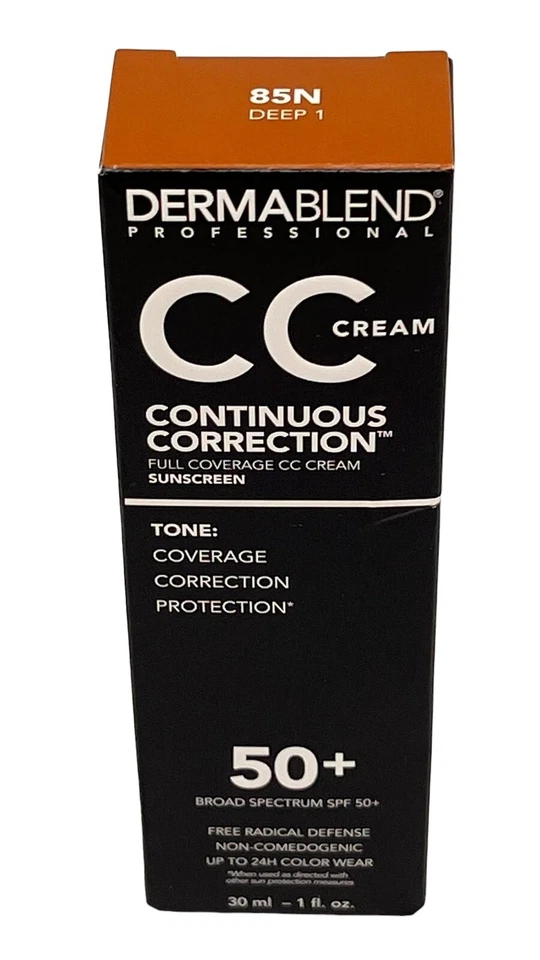 Dermablend Professional Continuous Correction CC Cream SPF50+ 85N Deep 1 - 1 Oz - Image 1 of 1