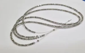 Cuentas de moissanita multicolor de 3 mm | Cuentas facetadas | Hacer para joyas personalizadas - Imagen 1 de 5