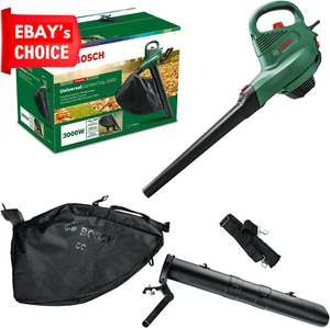 2300W Corded Electric Leaf Blower & Vacuum Variable Speed 50L Bag Pro Silence - Picture 1 of 12