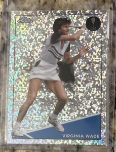2021 Topps Chrome Tennis Virginia Wade No.97 Mini Diamond Refractor #081/125