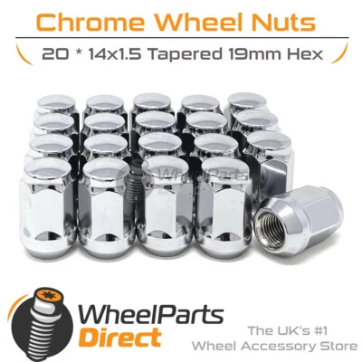 Wheel Nuts (20) 14x1.5 for Chrysler 300 C [Mk2] 11-21 on Aftermarket Wheels - Image 1 of 3