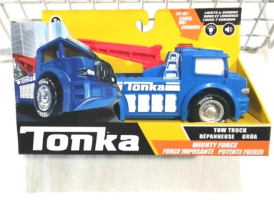 Tonka• Mighty Force• Rescue Vehicles• Tow Truck• Real Lights & Sounds! NIP• - Image 1 of 4