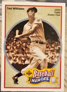 1991 Upper Deck Baseball Heroes Ted Williams #30 Boston Red Sox - Picture 1 of 2