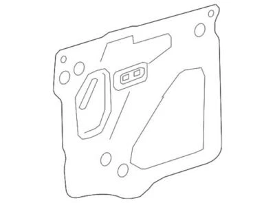 Deflector de agua puerta lateral pasajero Chevrolet GMC 2015-2022 genuino GM 23468175 Foto 1 de 2