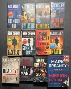 Complete Series Set GRAY MAN 1-12 Mark Greaney Thriller Lot - Picture 1 of 1