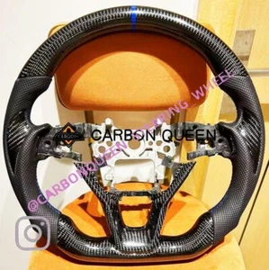 CARBON FIBER STEERING WHEEL FOR HONDA ACCORD W/BLUE - Picture 1 of 6