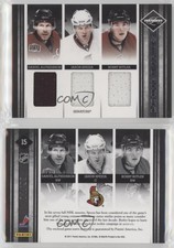 2011 Limited Trios Materials /99 Bobby Butler Daniel Alfredsson Jason Spezza HOF