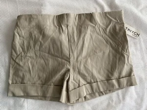 womens ladies M Motherhood maternity shorts NWT short length Khaki - Picture 1 of 7