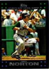 2007 Topps Greg Norton #493 Tampa Bay Devil Rays Baseball Card