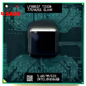 Intel Pentium Dual-Core T2330 1.60GHz Socket P Laptop Mobile CPU Processor SLA4K - Picture 1 of 1
