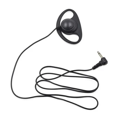 10PC 3.5mm Listen Only D Shape Earphone Headset Earpiece Earhook For SPEAKER MIC - Image 1 of 4