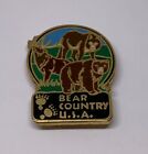 Vtg Bear Country USA South Dakota Travel Souvenir Lapel Pin (169)