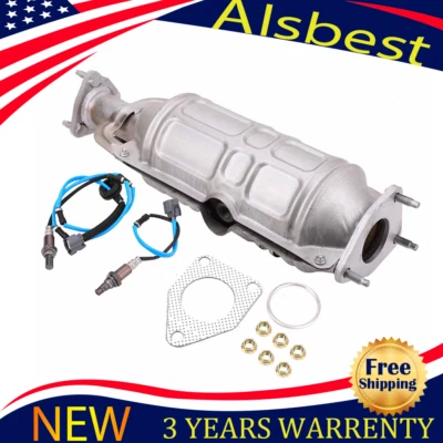 Catalytic Converter For 2003 2004 2005 2006 2007 Honda Accord 2.4L W/O2 Sensors Foto 1 de 4