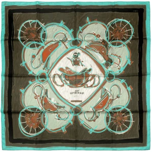 Hermes Scarf NEW SPRINGS 90cm Silk Carre Foulard RYBALTCHENKO - Bild 1 von 7
