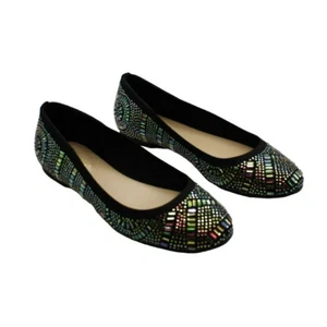 Thalia Sodi Womens Karli Ballet Flats Shoes | Black | 7.5 Medium - Picture 1 of 8