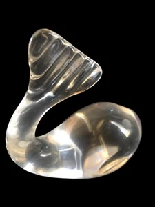 Crystal Spode Whale Figurine with Her Tail Up! - Picture 1 of 6