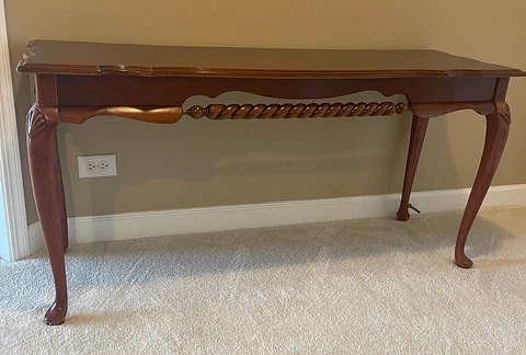 Huge Price Drop! Georgian Mahogany Sofa Table Console Table Paw Foot Cover