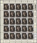 Feuille noire GB 4355 MS4355 180th Anniversary of the Penny 25 mnh 2020