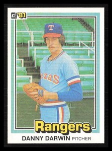 Danny Darwin 1981 Donruss #147  Texas Rangers