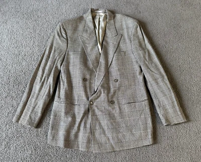 Blazer Abrigo Deportivo De Colección Hugo Boss Para Hombre Escotilla Cruzada Doble Pecho - Talla 42L Foto 1 de 4