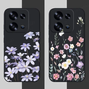 For Xiaomi Redmi Note 14 13 12 11 Pro 13T Flower Matte Slim TPU Soft Case Cover - Picture 1 of 17