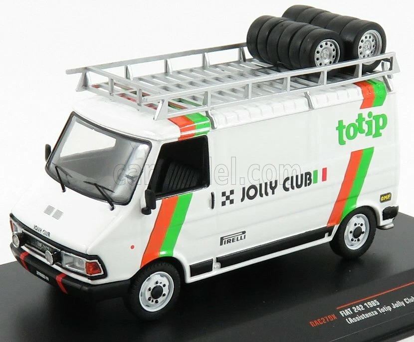 1/43 IXO-MODELS - FIAT - 242 VAN FIAT TEAM TOTIP JOLLY CLUB ASSISTANCE RAC279X - Immagine 1 di 1