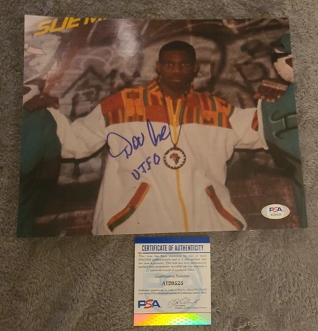 DOCTOR ICE SIGNED 8X10 PHOTO UTFO WHODINI KANGOL PSA/DNA AUTHENTICATED #AI29525 Cover