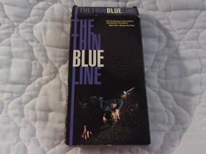 THE THIN BLUE LINE VHS PHILIP GLASS SOUNDTRACK DALLAS TEXAS POLICE DOCUMENTARY - Picture 1 of 9