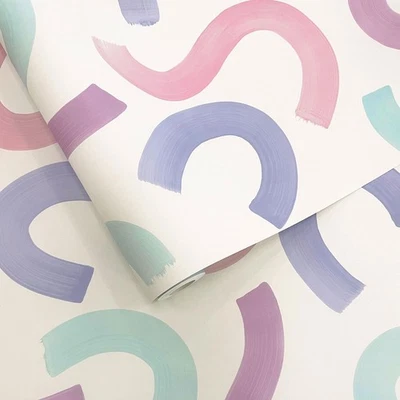 Playful Curly Confetti 壁纸 水 紫丁香 粉色 Holden 装饰 功能墙 14110 — 第 1/3 张图片