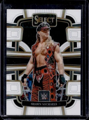 2024 Select WWE Shawn Michaels White Prizm Concourse #122/125 - Image 1 of 2