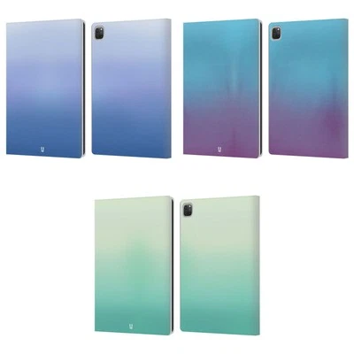 HEAD CASE DESIGNS OMBRE LEATHER BOOK WALLET CASE & WALLPAPER FOR APPLE iPAD - Image 1 of 4