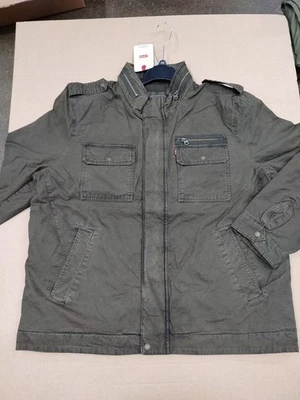 CHAQUETA MILITAR CON CAPUCHA ALGODÓN LAVADO LEVI'S HOMBRE TALLA: HOMBRE XXL - OLIVA Foto 1 de 4
