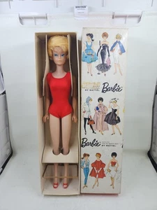 MIDGE 1962 BARBIE IN BOX #850 REDHEAD BUBBLE CUT RED SWIMSUIT ACCESSORIES L15002 - Picture 1 of 13