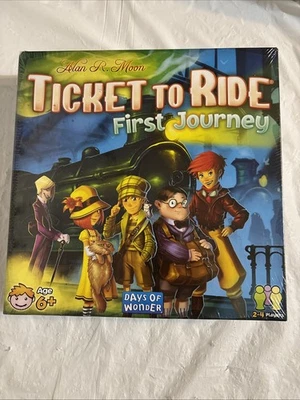 NEW Sealed Days of Wonder Ticket to Ride First Journey Board Game Alan R Moon - Image 1 of 2
