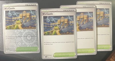 4x N's Castle 152/159 Sv09: Journey Together 3x Regular And 1x Reverse Holo - Image 1 of 2