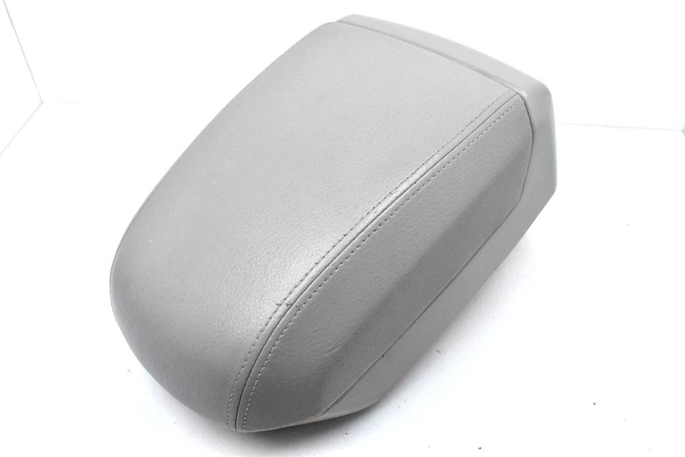 2008-2010 Saturn Vue Center Console Gray Leather Armrest Lid Storage OEM - Image 1 of 4