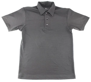 Hallensteins Poloshirt Herren Small Schwarz Gittermuster Kurzarm Performance - Bild 1 von 8