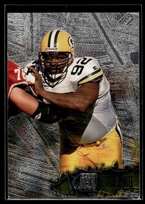 1996 Fleer Metal Reggie White Green Bay Packers #46 - Image 1 of 2