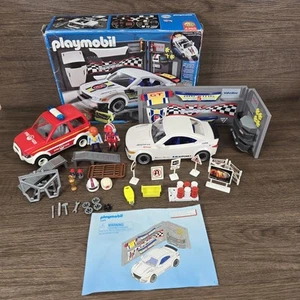 Playmobil 4365 Equipo de Carreras Kit Modelo de Coche Iluminado + Paquete de Coche Jefe de Bomberos  - Imagen 1 de 24