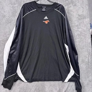 Broncos Adidas Clima365 Pullover Black Extreme FC Logo Long Sleeve Size 4XL - Picture 1 of 12
