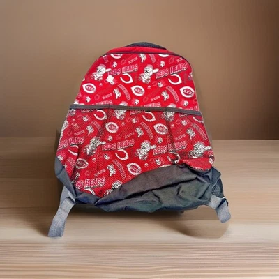 Рюкзак детский школьный дорожный Cincinnati Reds MLB Reds Heads сетчатый карман 16 дюймов - Изображение 1 из 4