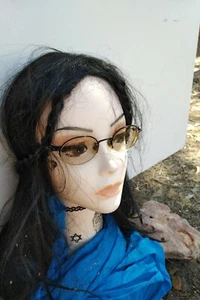 Vintage Authentic GUCCI Womens Black Glasses Frames Eyewear + Magnet case - Bild 1 von 10